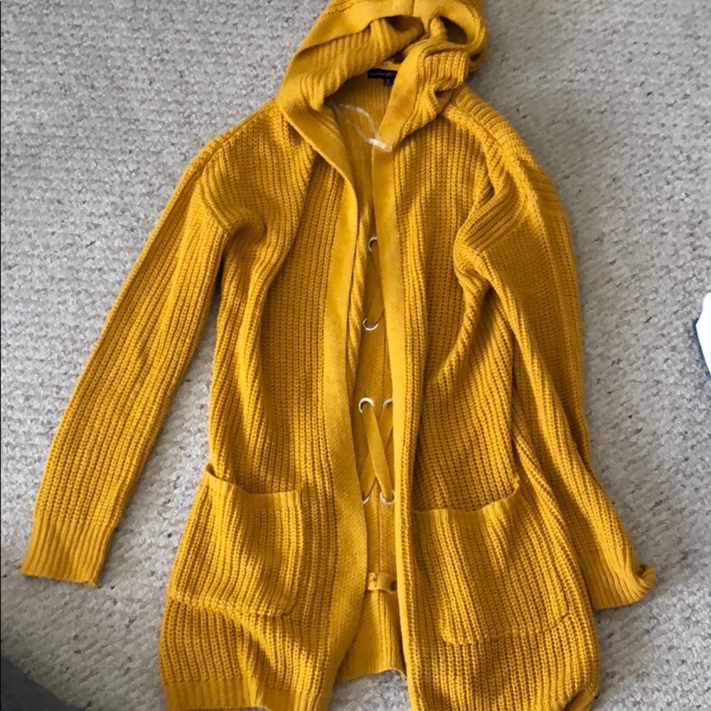 Yellow sweater
